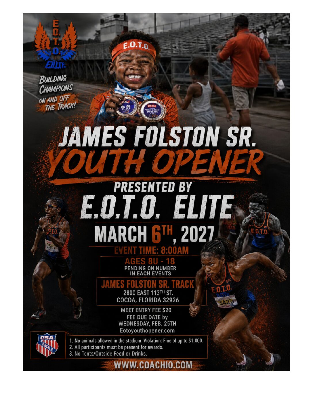 James Folston Sr. Youth Opner: Presented By E.O.T.O. Elite